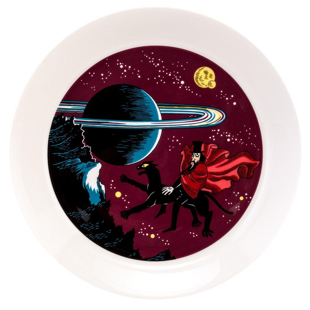 

Arabia Moomin Collection Hobgoblin 1025546 Plate, 19.5cm, Purple, [Used] фиолетовый