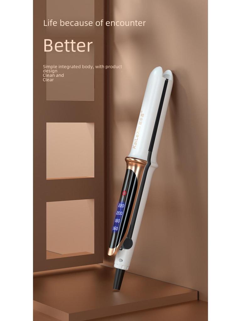 Dual-Purpose Ceramic Hair Straightener & Curling Iron: Safe for Hair, Ideal for Straightening and Styling Bangs