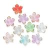 50pcs/Lot 23x24mm Acrylic Flower Beads Petals Charm Connectors DIY Earrings Hair Jewelry Making Acessories Supplies