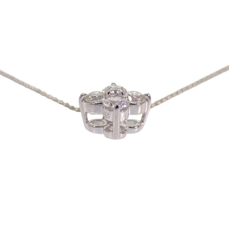 Senza marca Collana Platino Pt850/Platino Pt900 Donna