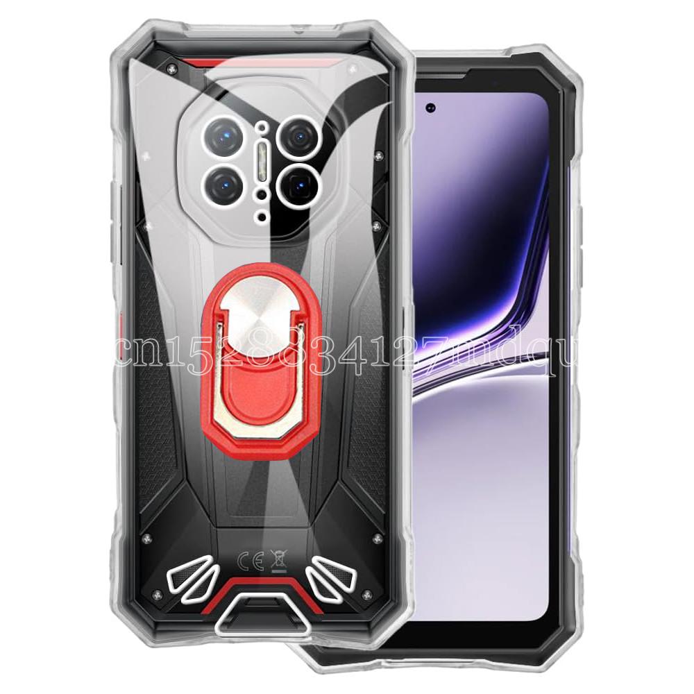 Ring Holder Case For DOOGEE S300 Pro Shockproof Soft TPU Kickstand Cover on For DOOGEE S300 Plus 2026