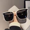 Vintage Square Sunglasses With Uv400 Protection For Fashionable Outdoor Travel