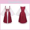 Victorian Medieval Women's Dress For Cosplay And Parties