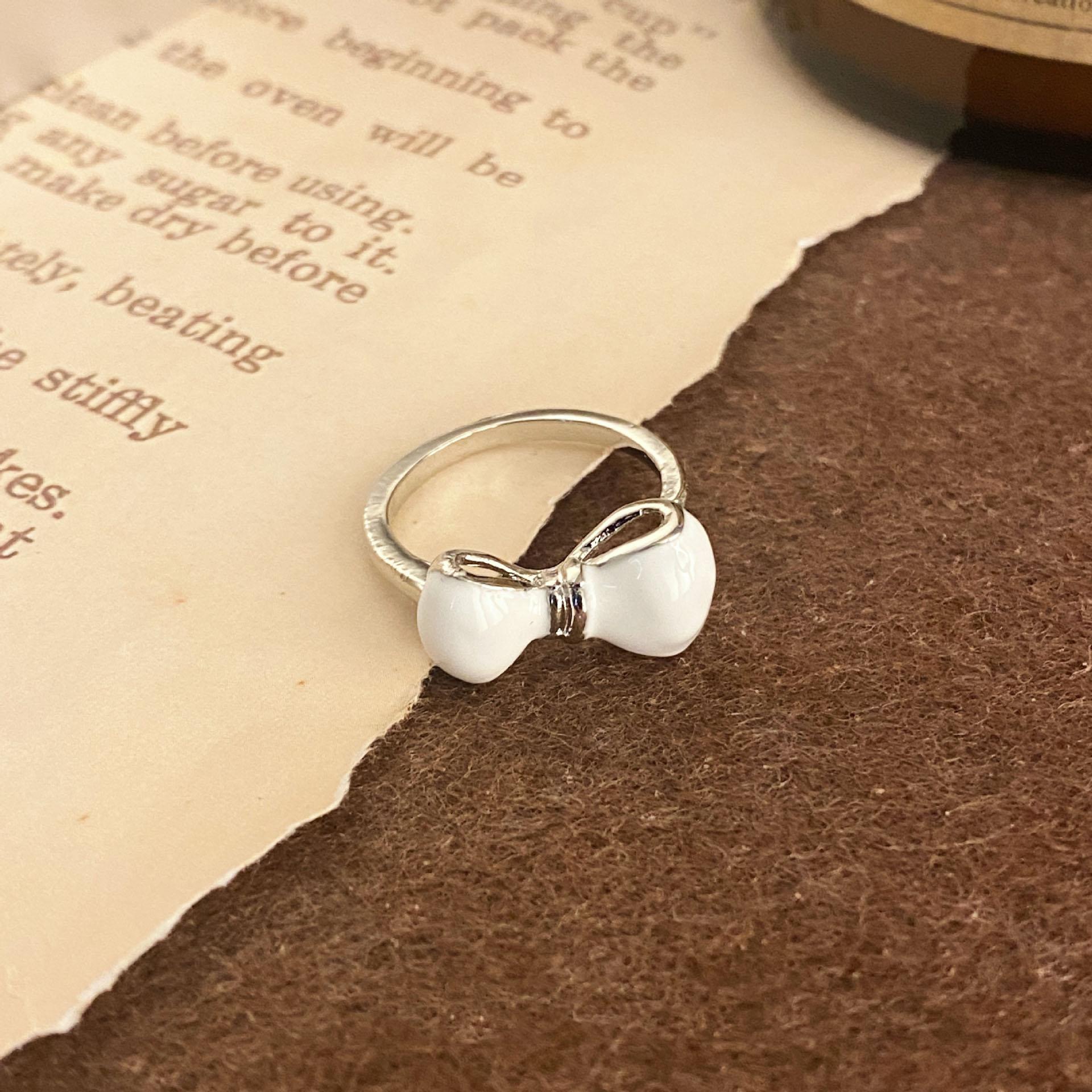 

Ретро кільце з бантом з простим відкриттям, регульоване кільце для жіночого весілля, ювелірні подарунки