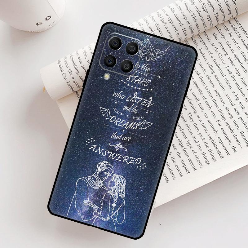 Fury Sarah J Maas A Court of Mist Case For Samsung Galaxy M21 M31 M13 M33 M53 M15 M35 M55 M16 M36 M56 M12 M32 M52 M14 M34 M54