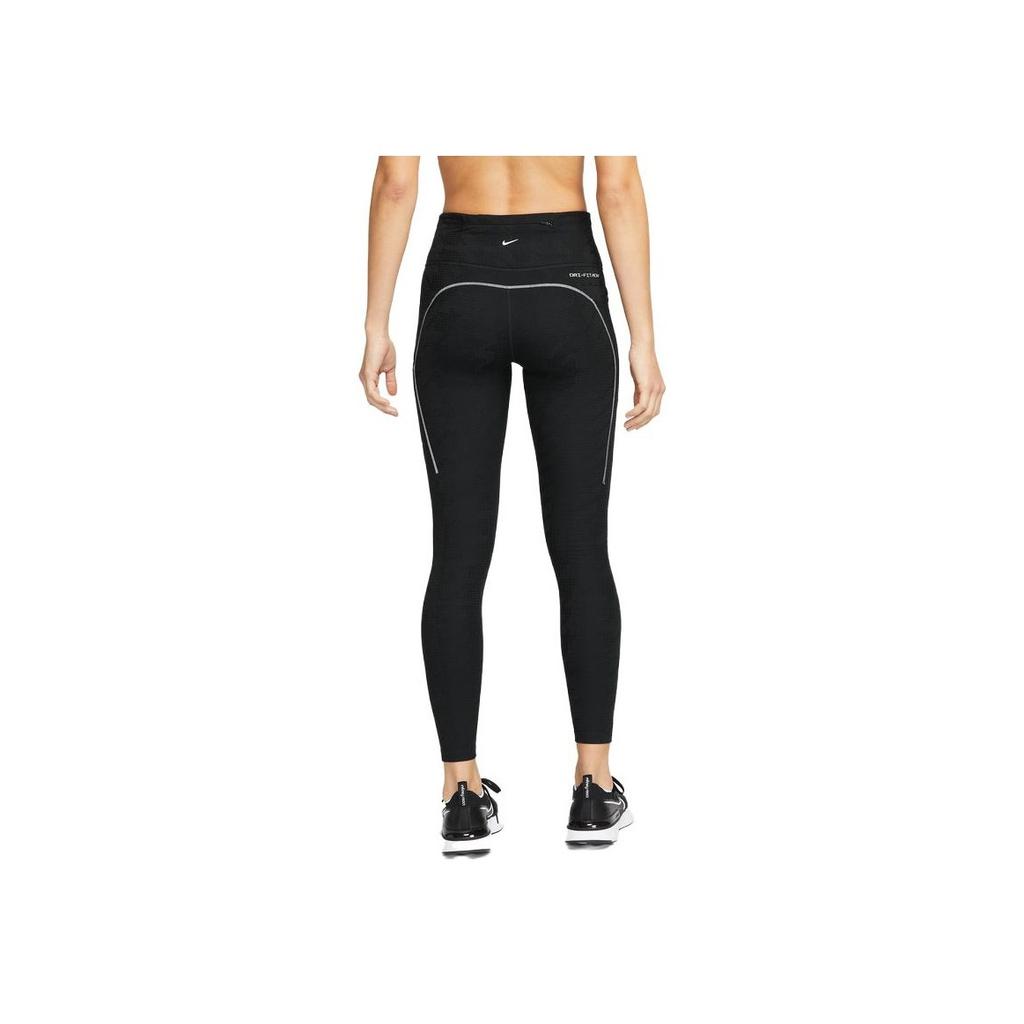 Nike Dri-Fit Adv Epic Luxe Solid Color Casual Elastic Tight Fitness Pants Women Pants Black DD6491-010