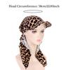 Trendy Print Muslim Hijab Caps With Brim Women Baseball Cap Wrap Head Ramadan Ladies Fashion Headwear Turban Bonnet