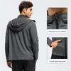 Men's Quick-Dry Long Sleeve Sports Hoodie for Running & Training - Autumn/Winter