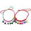 Handmade Red Rope Cat Collar with Cute Bell Fashion Lightweight Comfortable Pet Accessories