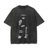 Rock Lee T Shirt Naruto Men Acid Wash Anime Manga Graphic  Cotton Streetwear Taijutsu Master Minimalist Retro Vintage Tee