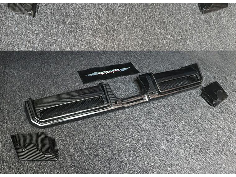 Suitable for 2021-2023 MINI COOPER S: Carbon Fiber Rear Diffuser for JCW F55, F56, F57 Models