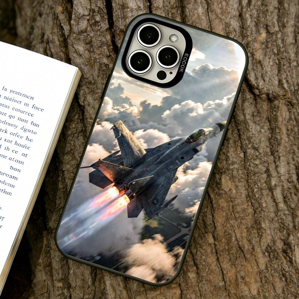 

Fighter jets take off Phone Case For iPhone 17,16,15,14,13,12,11 Plus,Pro Max,XS,Colorful Silver Black Cover iPhone17ProMax
