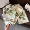 New 100% Natural Real Silk Scarf Fashion Women Summer Beach Small 53*53cm Neck Scarves Shawl Bandana Hijab Pashmina Poncho 2026