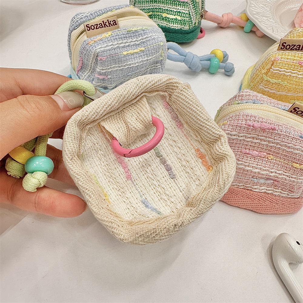 Xiaoxiangfeng Is Cute and Portable, Suitable for Apple Wireless Bluetooth Headphone Case Storage Soft Cloth Case