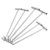 Stainless Steel Long Handle Hook for Manholes, Roller Shutters, and Cargo Pulling