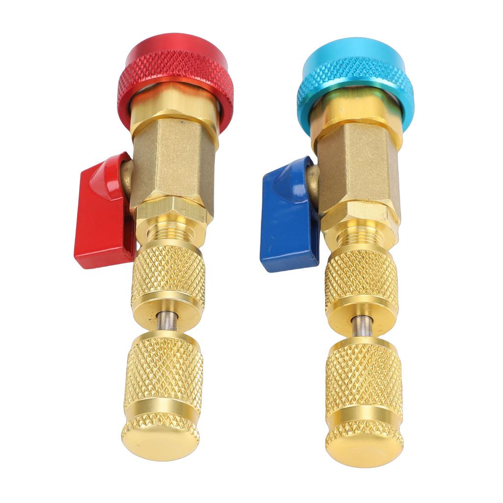 R134A Valve Core Quick Remover Installer Tool Set Auto Air Conditioning Repair High Low Pressure Valve Core Remover