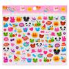 3D Bubble Sticker Car Truck Plane Traffic Waterproof Cartoon Anime Stickers For Girl Boy Kids Funny Educational Toys