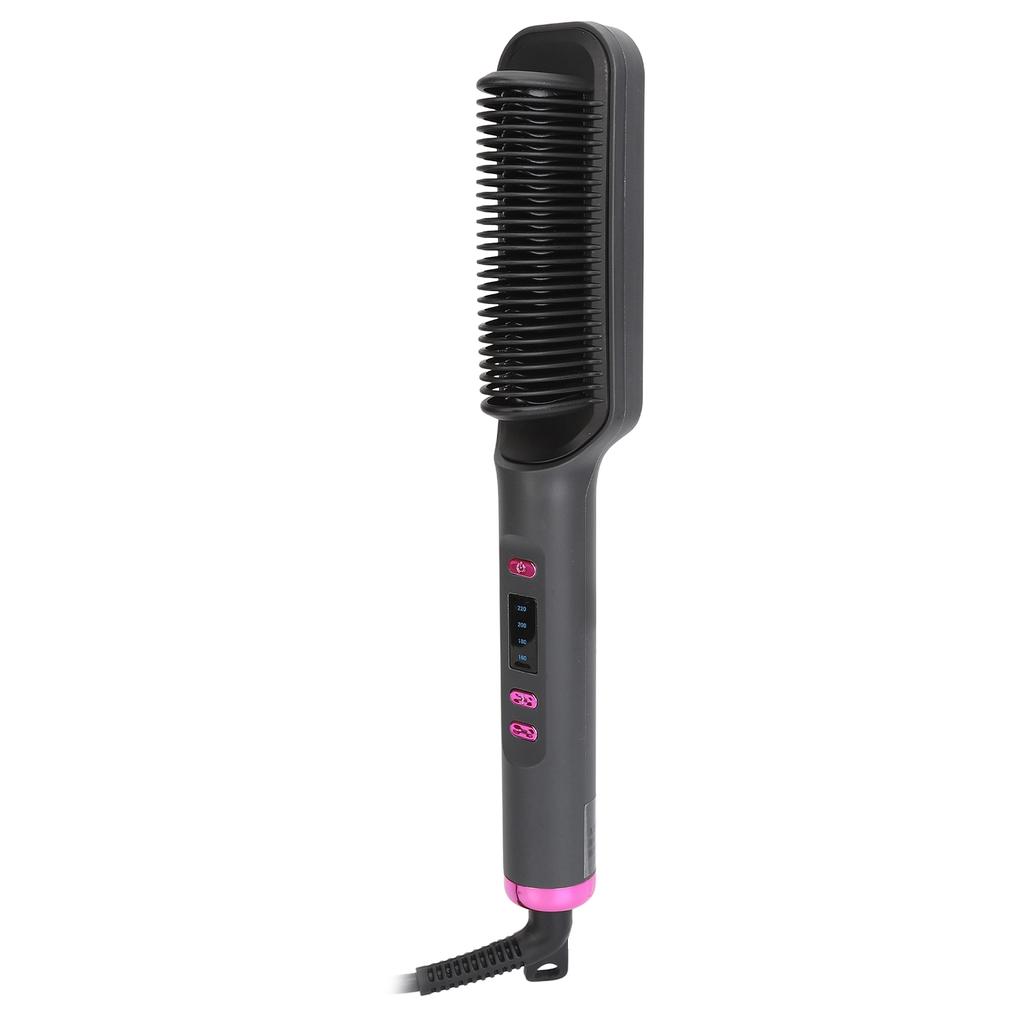 Hair Straightener Brush Fast Heat Less Damage Frizz Temps Women Electric Hot Comb for Home
