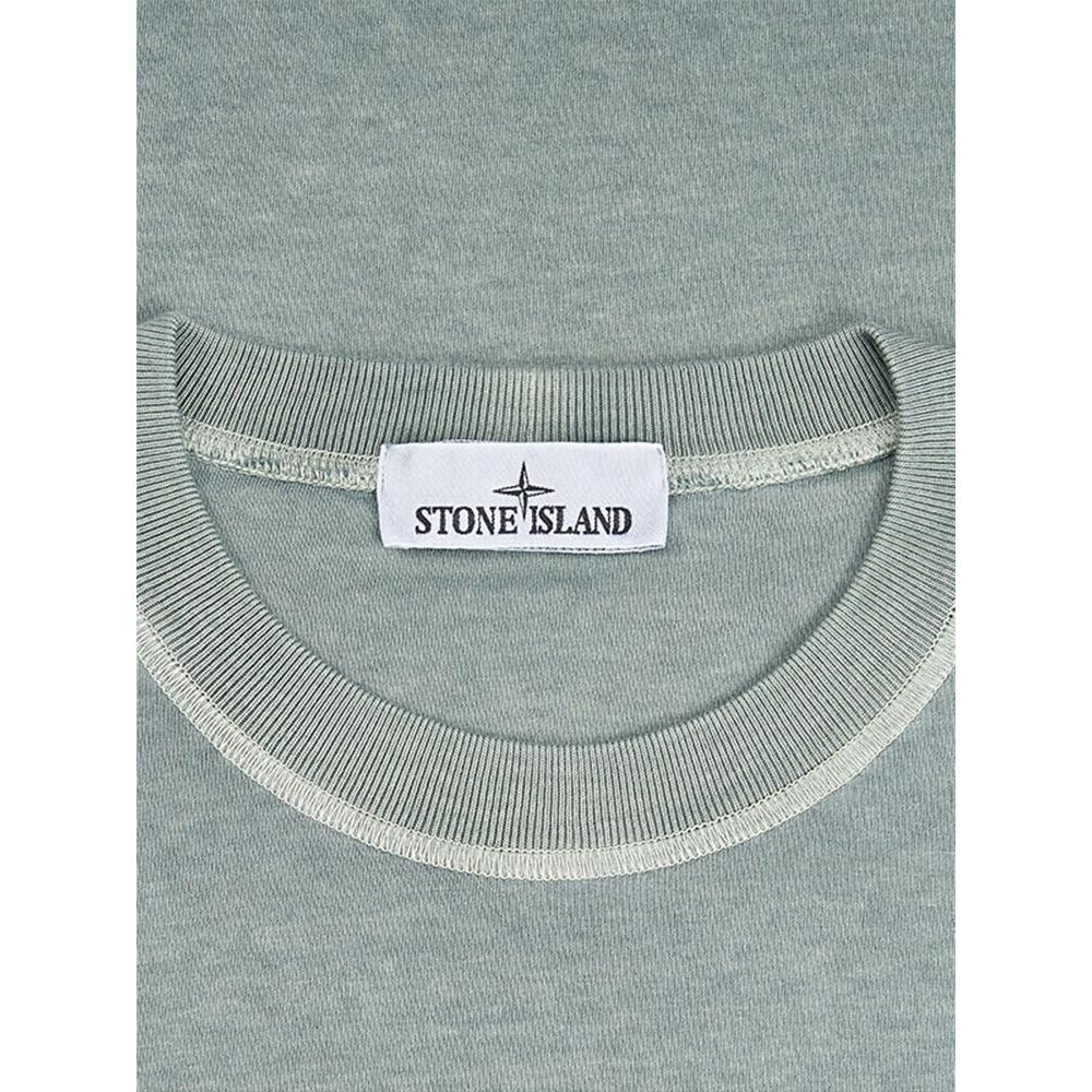 Stone Island Logo Badge Design Round Neck Short Sleeve T-Shirt Unisex T-Shirt 791523757-V0155