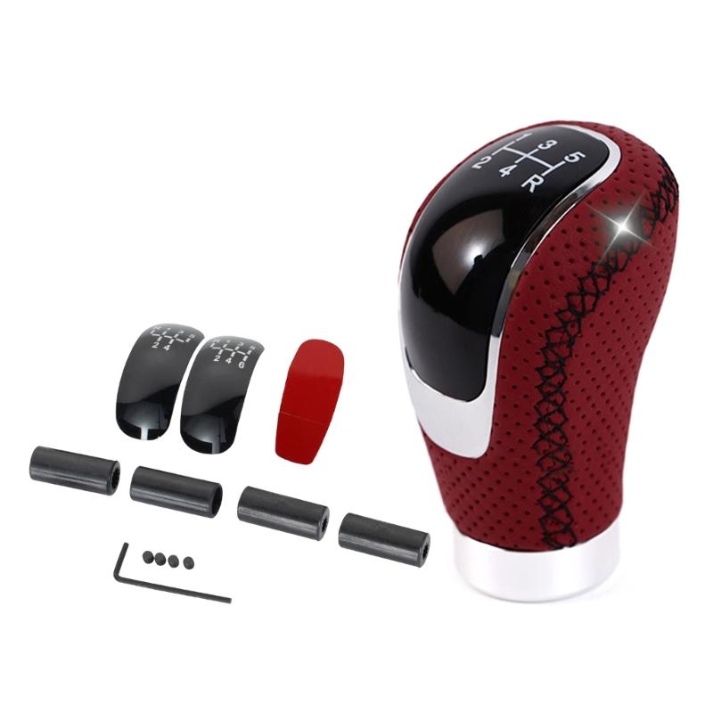 Schaltknauf Schalthebel Handball Passend für 5/6 Gang Schaltgetriebe Auto Lederzubehör Langlebig