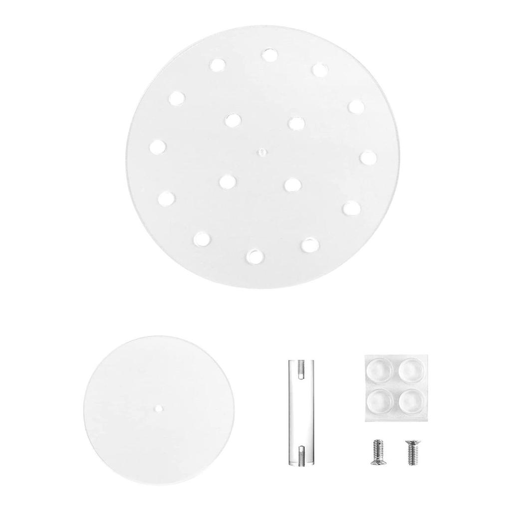 Kuchenständer Ausstellungsständer 16 Löcher Acryl-Organizer Eiswaffelhalter Desserthalter für Küche Fotografie Requisite Zuhause