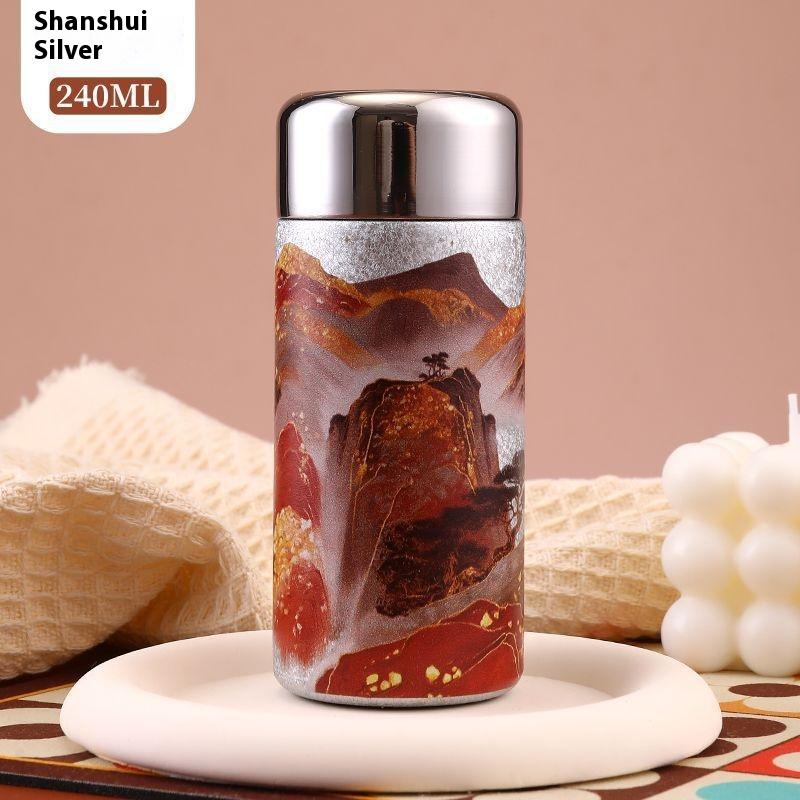 

Chinese-style Titanium-coated Health Insulated Cup High Appearance Level Ladies Pocket Portable Insulated Water Cup hydro flask 240ml