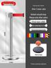 Retractable Queue Barrier Post with Belt