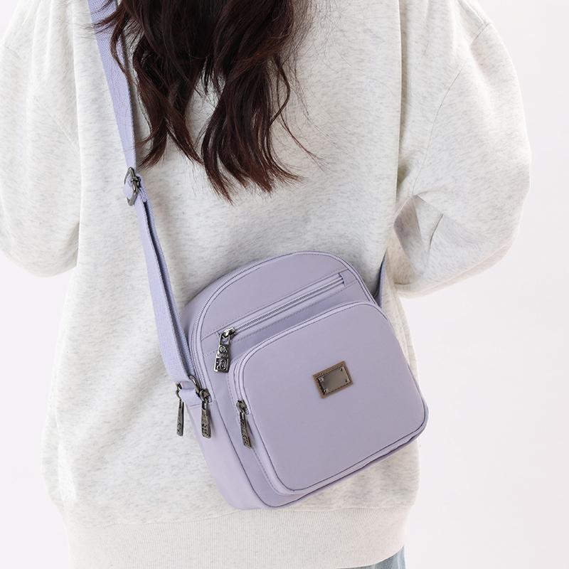 Multi-Layer Water-Repellent Crossbody Bag Women's Mini Shoulder Bag Mother Bag