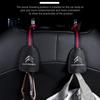 Leather Car Seat Back Hook Holder for Citroen C1 C2 C3 C5 C4L DS3 DS4 DS5 Xsara Saxo Berlingo Jumpy Picasso C-Elysee Car Styling alf123