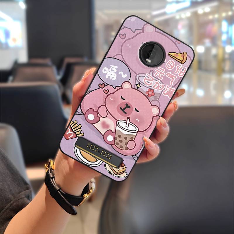 Cartoon Stoßfestes Handyhülle Für MOTO Z4 Play Graffiti Modedesign Wasserdicht Schmutzabweisend Anti-Knock TPU Langlebig