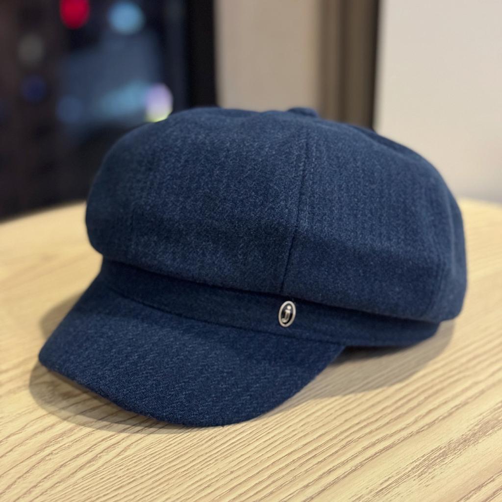 Toamnă și Iarnă Scrisoare J Pălărie Octogonală Japoneză Literară Retro Pictor Beretă Pălărie Cap Mare