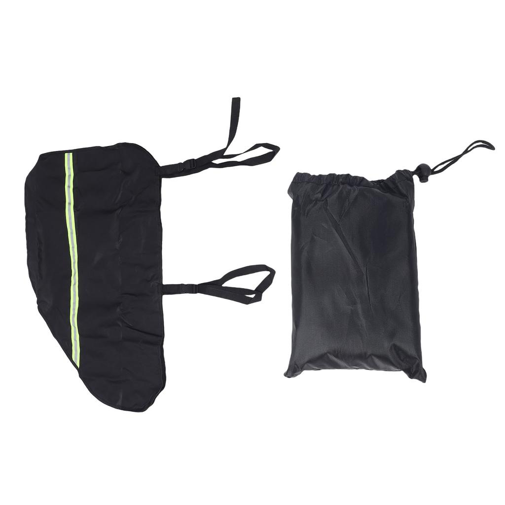 Drawbar Cover Reflective Anti Collision RV Hitch Cover for Travel Easy To Install Anti Dust