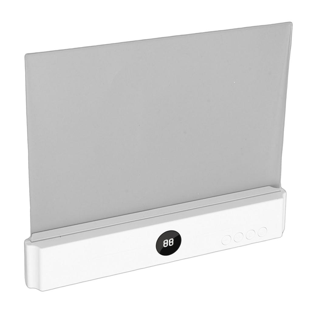 LED Flat Book Light Rechargeable 3 Color Dimmable Flat Reading Light with Timer for Home Dormitory Study