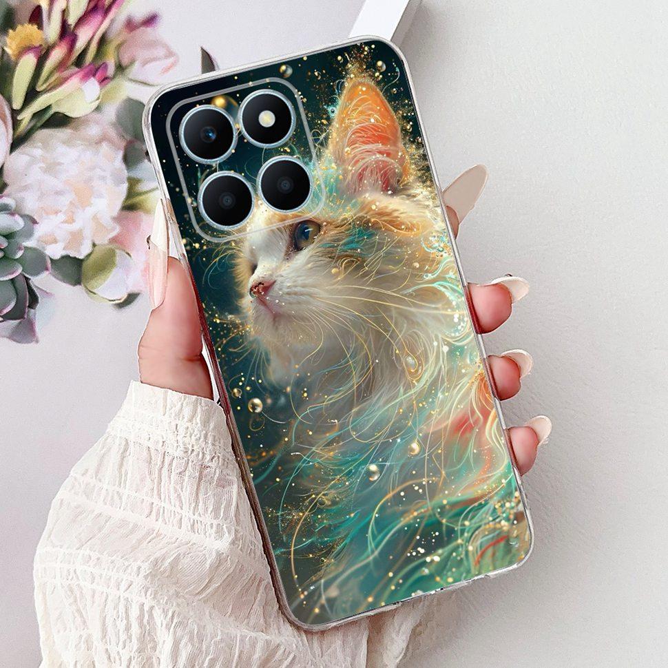 For Huawei Honor X6a Case Cute Animals Soft Silicone Phone Cases For Honor X 6A 6B X6a X6b HonorX6a Cover Ultra-thin TPU Housing