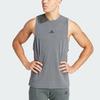 adidas Designed For Training Workout Tank Top Men Tops Gray IS3819