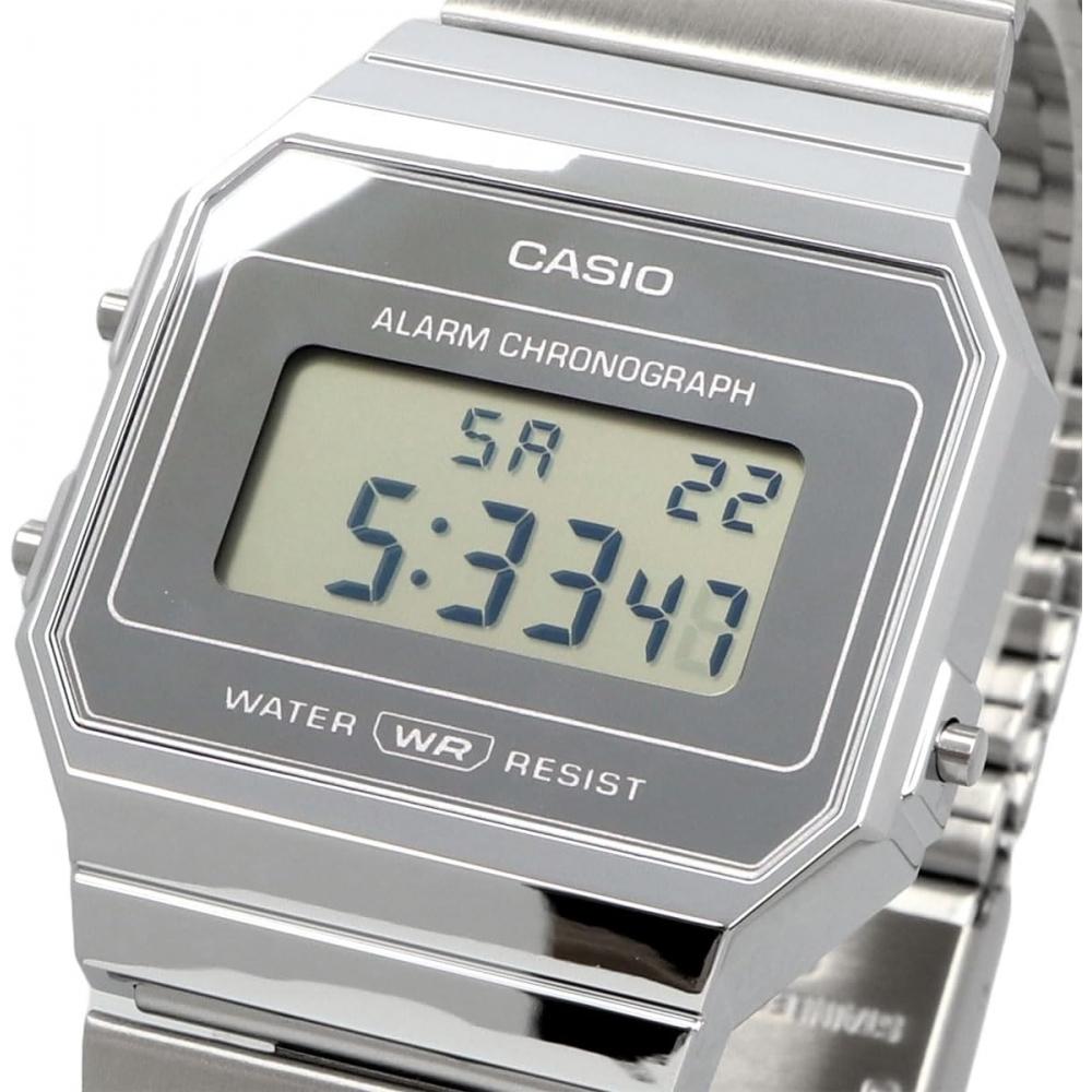 [CaSio] CaSio Digital Watch Vintage SerieS A700wev 7a Men S woMen S Silver overSeaS Model [parallel Imported Product] Silver A700wev 7a