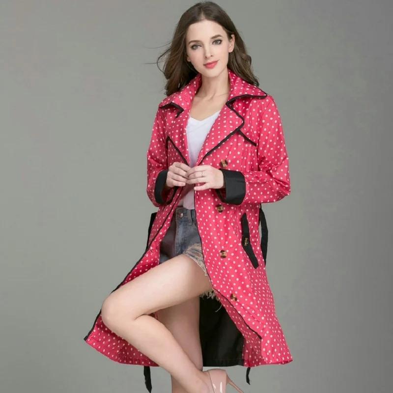 

Новое модное женское легкое байкерское пончо с бантом, шляпа, женский водонепроницаемый длинный плащ, дождевик для взрослых, куртка с поясом