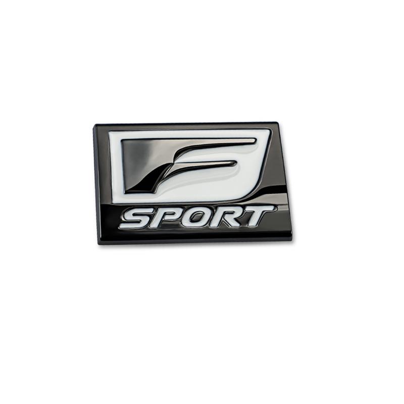 3D Metal F SPORT Logo Rear Trunk Badge Sticker Accessories For Lexus Fsport Plug-in Hybrid ES UX 300e GS GX LBX NX RX 350h 450h