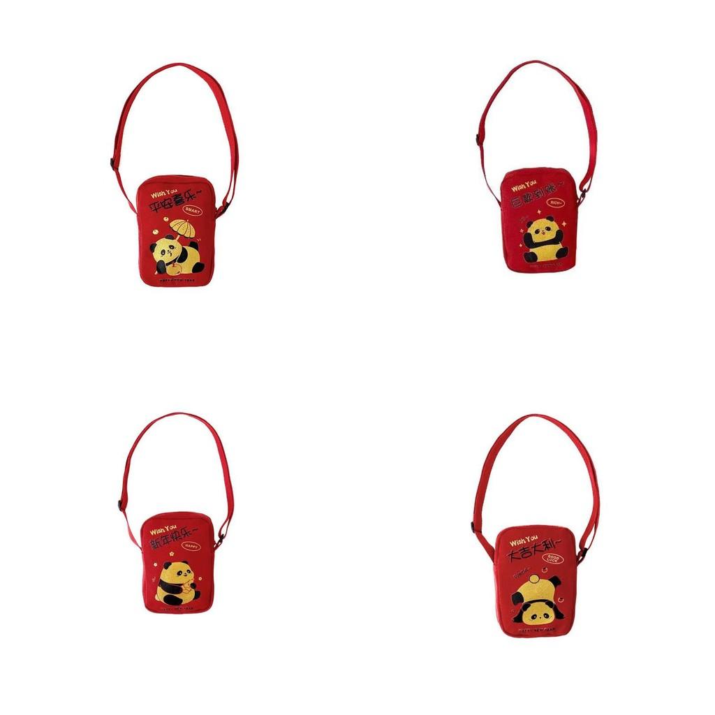 Mini Canvas Cute Panda Shoulder Bag For Kids Perfect For New Celebrations Year