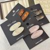 Ink Color Oval Small Hairpin Femininity Duck Bill Clip Pair Side Broken Hair Bangs Headdress  Trends