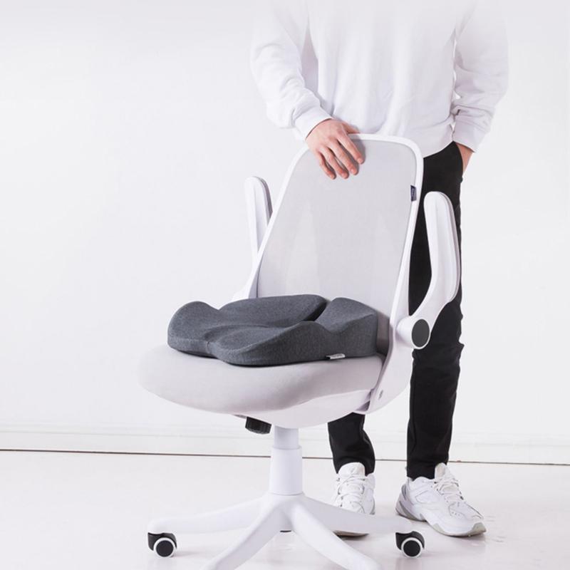 Sitzkissen aus Memory-Schaum, Langes Sitzen macht nicht müde Stuhlkissen, zur Linderung von Steißbeinschmerzen Komfort Stuhl Autositz