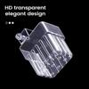 Home Transparent Hanging Aquarium Plant Holder, Hydroponic Planter Pot for Indoor Fish Tank, Water Plant Cultivation Container