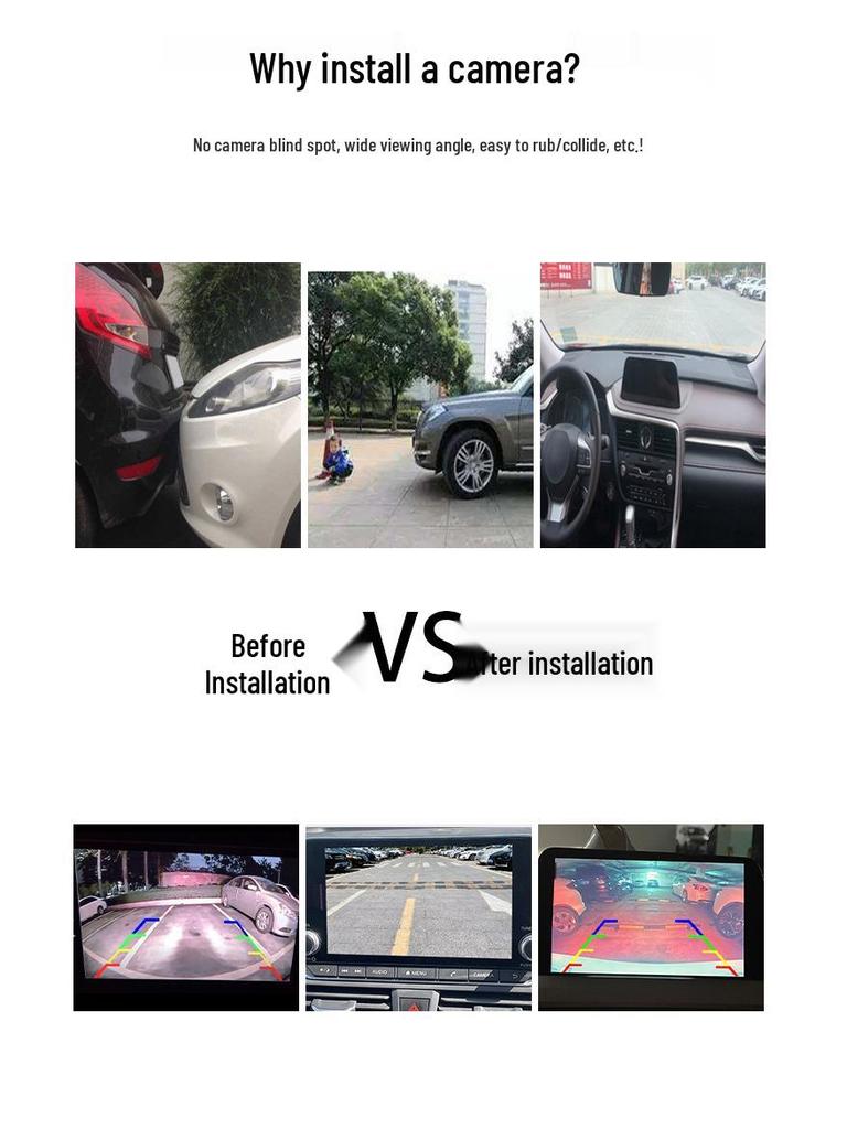High-Mount Brake Light Camera for Ford Transit Rearview and Reversing