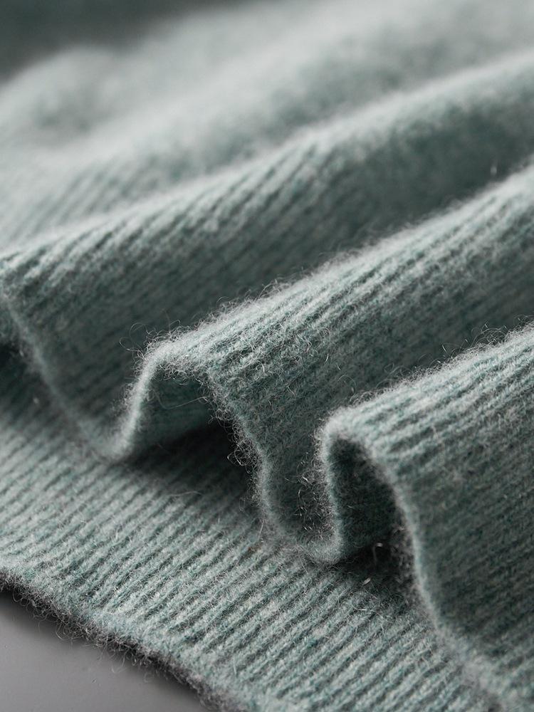 Herren Pullover aus reiner Kaschmirwolle mit Rundhalsausschnitt - Herbst/Winter Business Casual Strickpullover