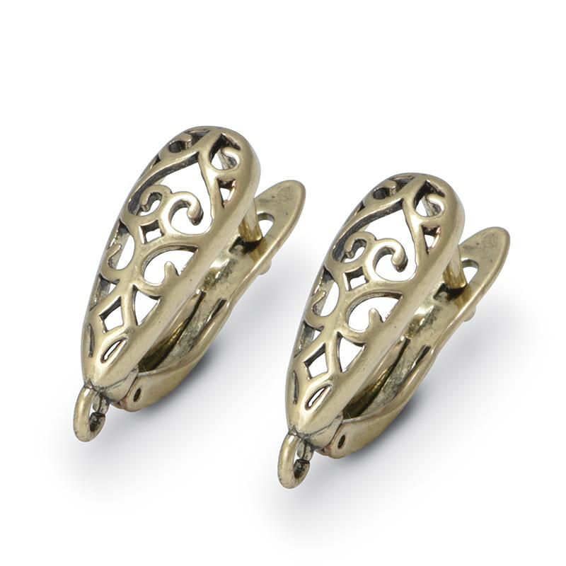 Bronze Musical Earrings Findings For DIY Jewelry Earring Hooks Accessory for Jewelry Handmade Making Supplies