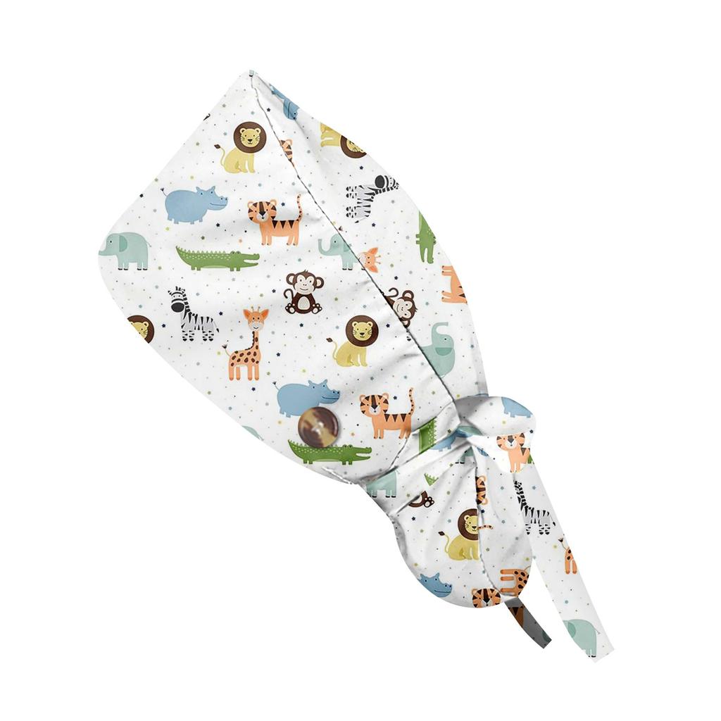 Modische Arbeitsmütze mit Animal-Print, lässige Damen-Pferdeschwanzmütze, Waschmütze, Baotou-Kappe