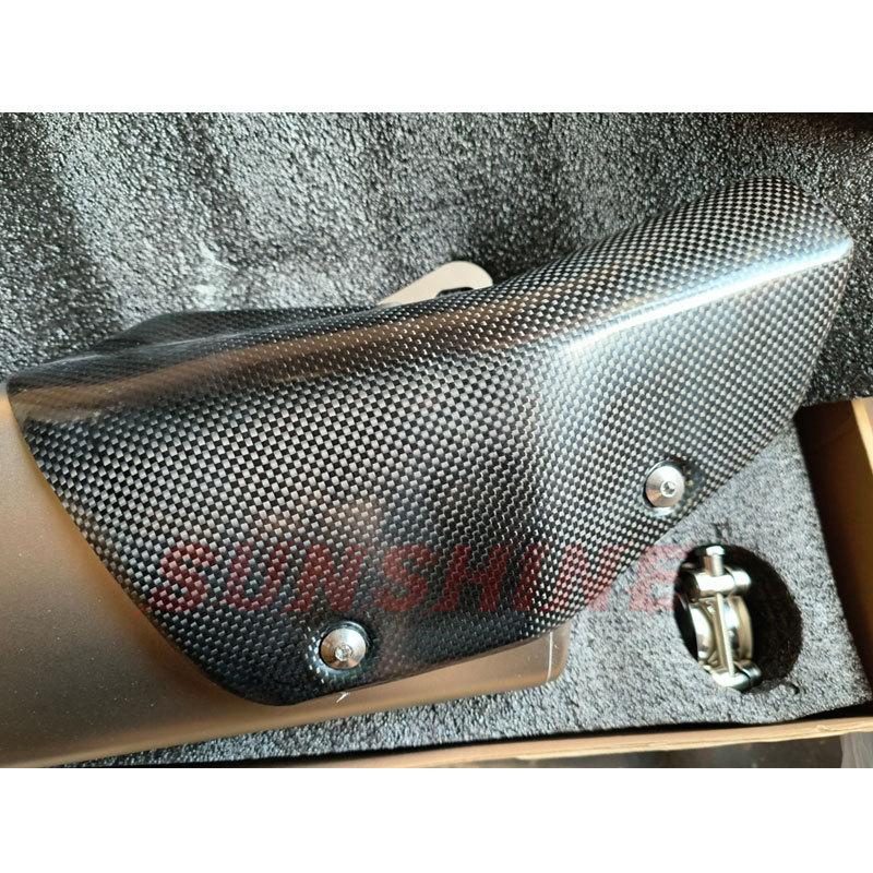 For R1 MT10 MT-10 Motorcycle Exhaust Muffler Motocross Tips Mid Pipe Carbon Fiber Racing Slip on Escape Moto Systems Connect