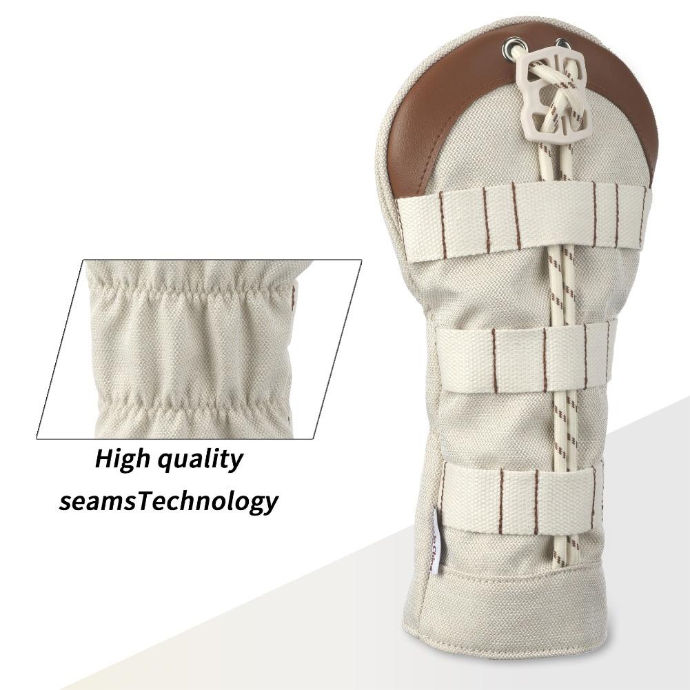 1pc Golf Club Headcovers Decorable Anti-Scratch Protection Cover For Golf 1/2/UT Wooden Pole Covers Replace Accessories