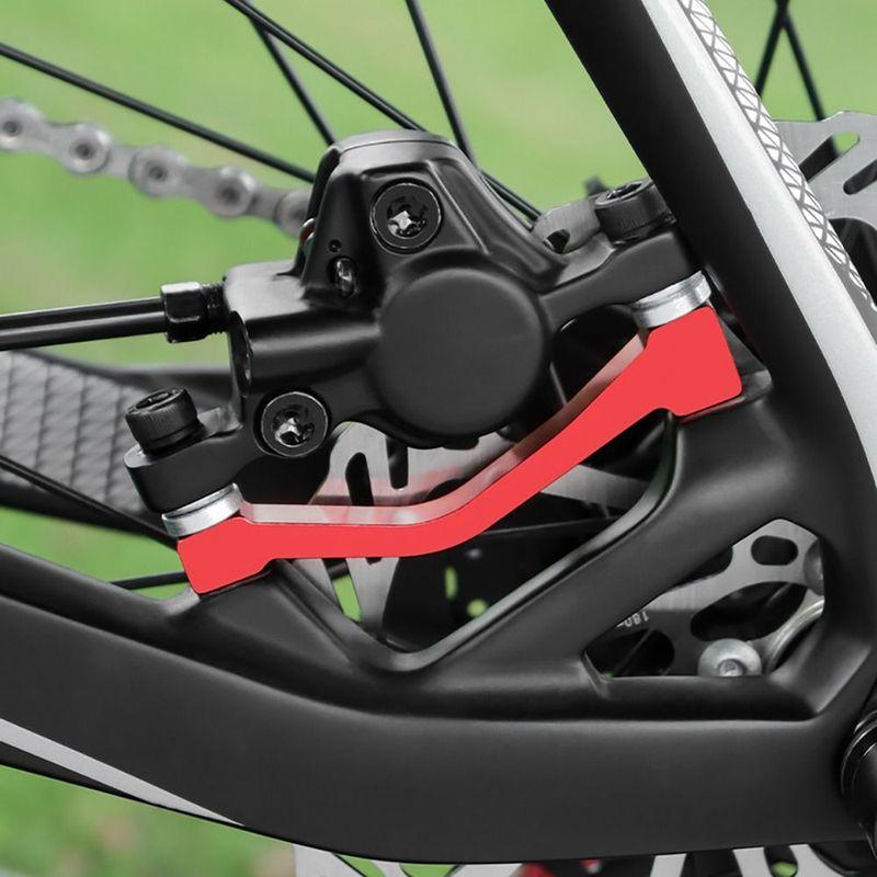 Ultralight Disc Brake Caliper Mount Adapter Multicolor Mountain Bike a/B Pillar Adaptor Bracket Aluminum Alloy with Bolts