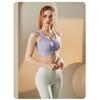 Women High Impact Shockproof Front Zipper Sports Bra For Running Fitness Training